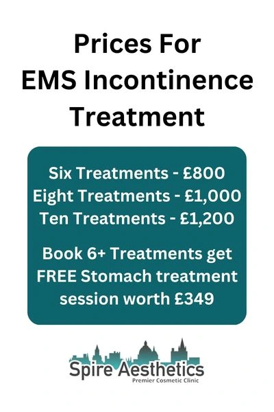 EMS Incontinence Treatment Prices Woburn Sands