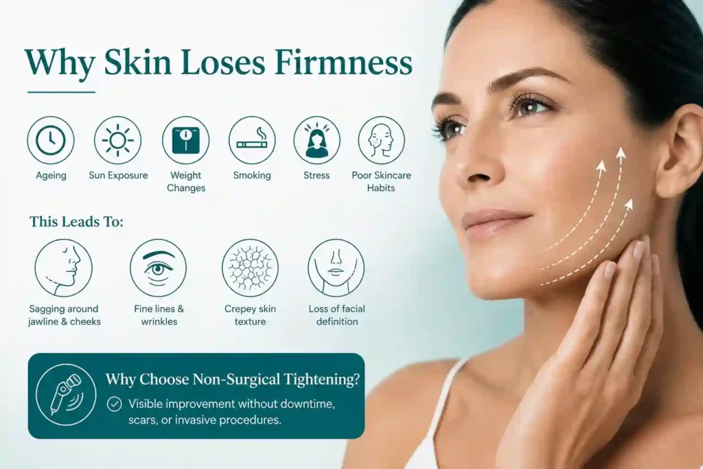 What Makes Skin Lose Firmness and Why Do People Seek Non-Surgical Tightening Woburn Sands?
